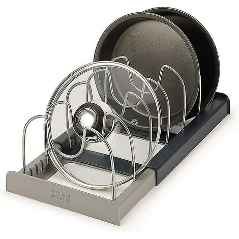 CREA Pot Rack, Pot Rack Kitchen Storage Rack With 7 Adjustable Compartments Perfect For Cooking Utensils Pans, Pots, Lids