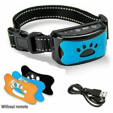 CREA Rechargeable Waterproof Stop Dog Barking Collar Anti Bark Sound&vibration Sml