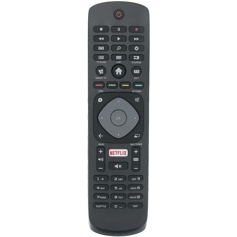Remote Control Replace For Philips 4k Uhd Hdr Ambilight Smart Tv 43pus6262 49pus6262 50pus6262 55pus6262 65pus6262 - Crea