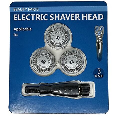 CREA Remplacement pour têtes de rasoir Philips Hq8 Têtes de rasage pour Philips Aquatouch Lames de rechange compatibles avec At890 Pt870 Hq7320 Hq7380 Hq7760 Hq8