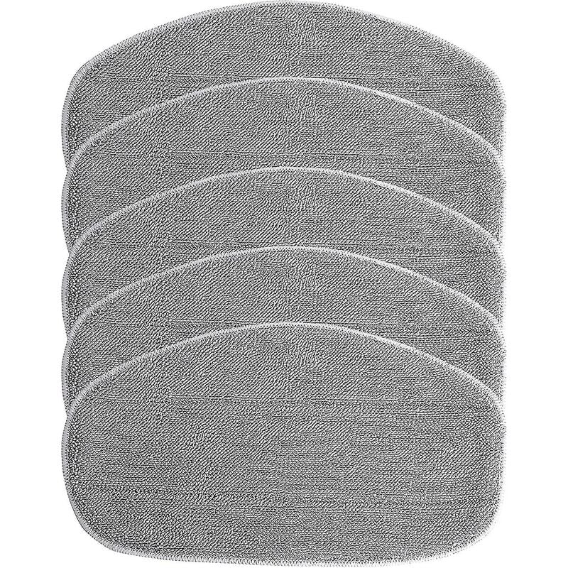 Crea - Replacement Pads For Leifheit Cleantenso Steam Cleaner - Steam Mop Pad For Deep Cleaning, 5x Replacement Microfiber Pad
