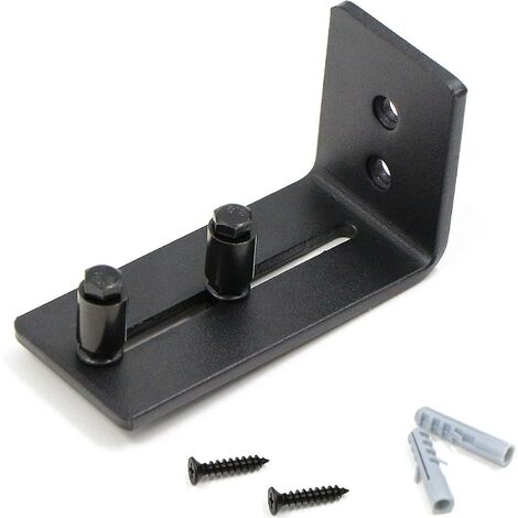 CREA Rolling Guide For Sliding Door - With 2 Rollers - For Sliding Doors - Black