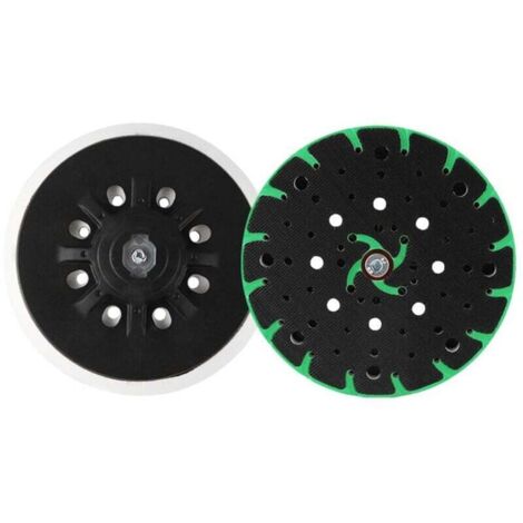 Crea un'idea Platorello abrasivo da 150 mm per levigatura senza polvere, attacco a strappo filettato M8, platorello di supporto compatibile con levigatrici orbitali Bosch, compatibile con Festool ETS 