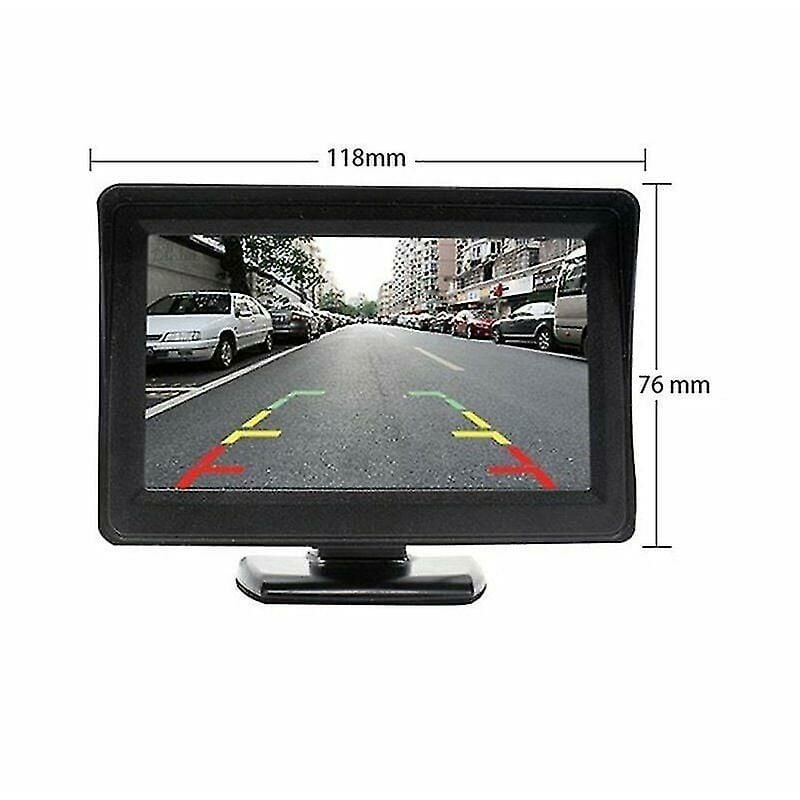 Crea - Wireless Backup Camera System Kit For Car/truck/van/pickup/motorhome 4.3`` Cisea Monitor Rear View Backup System