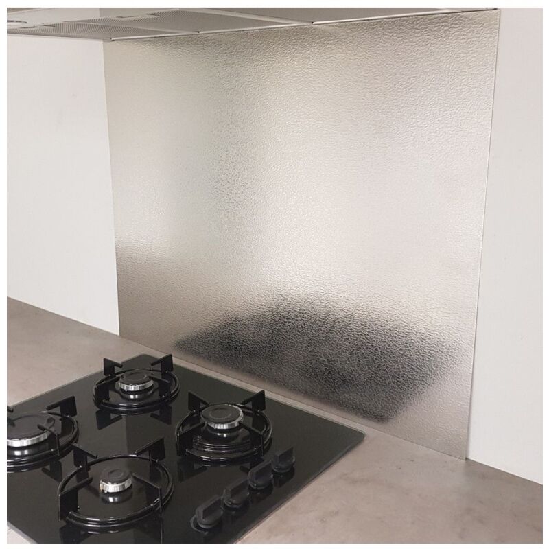 Crédence Inox Peau d'éléphant 0,8mm - Hauteur 45 cm x Largeur 110 cm