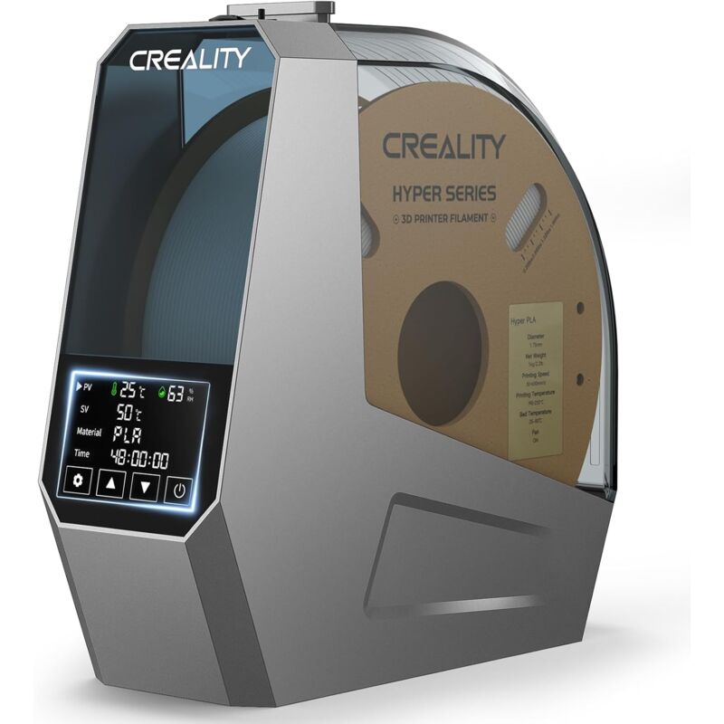 Creality - Space pi Séchoir à filament pour imprimante 3D avec chauffage à 360 °, boîte de rangement améliorée avec déshydrateur pour filament,