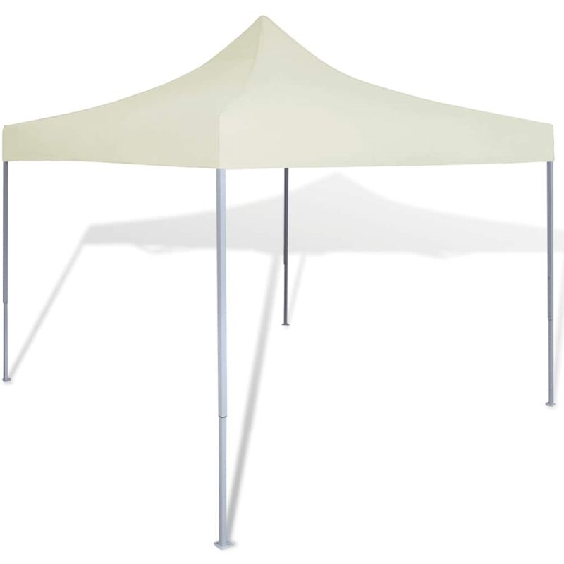 Cream Foldable Tent 3 x 3 m - Cream - Vidaxl