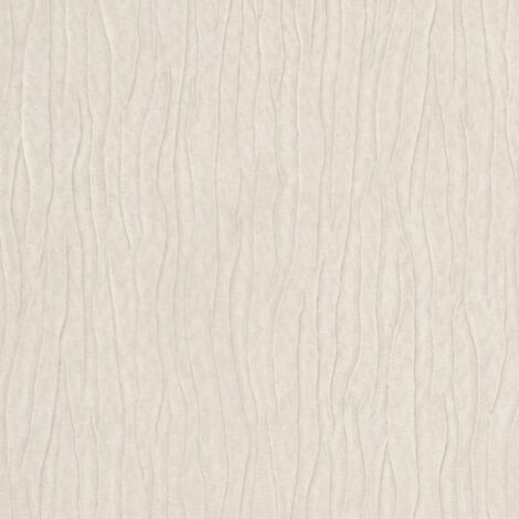 Cream Textured Vinyl Wallpaper Fabric Effect Linear Embossed Neutral Modern