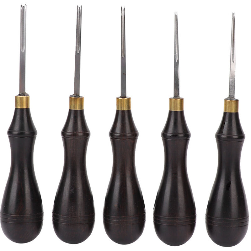 Creaser Creaser Steel Blade Ebony Blackwood Gandoue diy travail marking toll (0,7 mm)