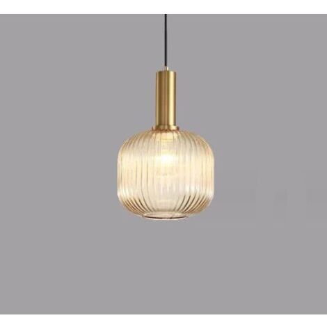 Créatif Verre Lampe suspendue Lampe de salle à manger Minimalisme Plafonnier Chambre à coucher Table de chevet Lampe pendante Salon Loft E27