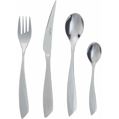 Créations Jean Dubost 72.220,24 Slim - Posate in Acciaio Inox (24 Pezzi)