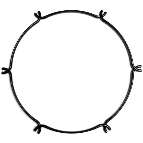 creative cables - Cage Circle - Cadre de lustre - M - Ï 60 cm, Noir