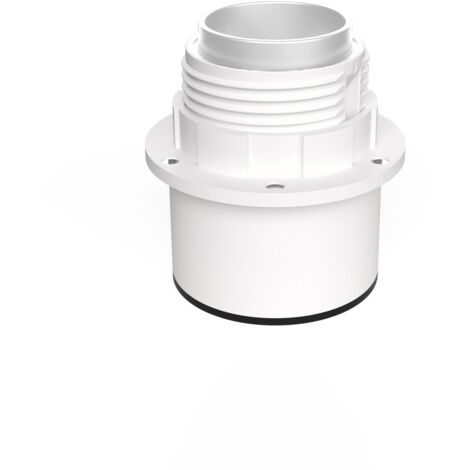 creative cables - Douille E27 pour abat-jour mural ou plafonnier - Etanche IP44 - Blanc