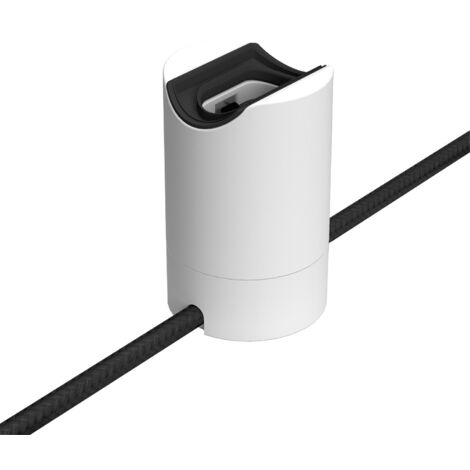 Creative-cables esse14 prise s14d couleur blanc - kpls14d2flpb