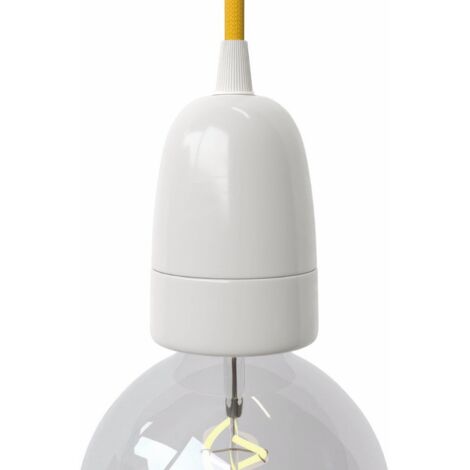 creative cables Kit de douilles E40 en porcelaine - Blanc