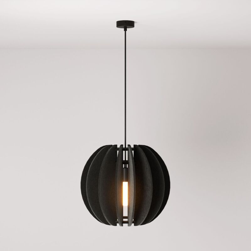 creative cables - Lampe suspendue LAMPSHADE avec abat-jour elliptique en matériau insonorisant creative cables - Lampe suspendue LAMPSHADE avec abat-jour elliptique en matériau insonorisant