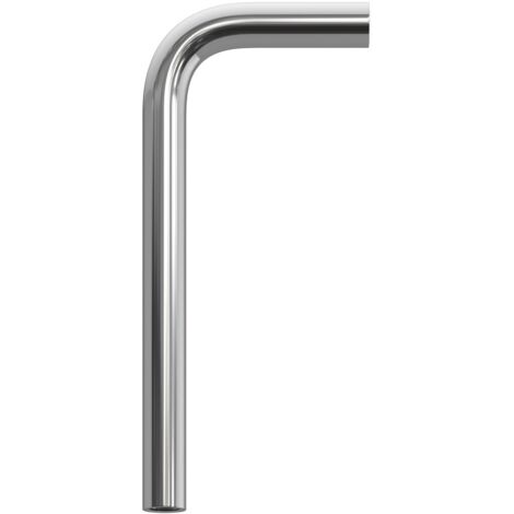 creative cables - Rallonge métallique courbée de 14 cm - Chrome