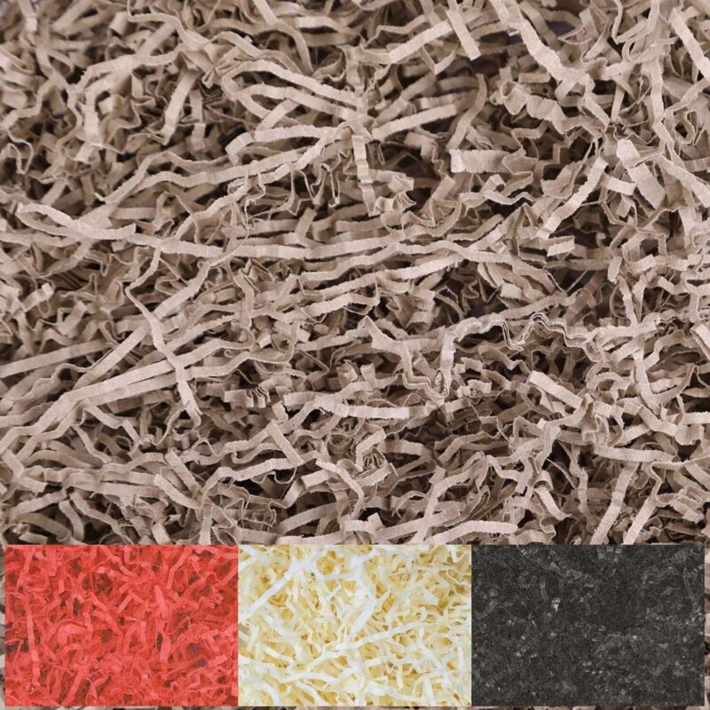 Creative Deco Shredded Kraft Paper Filler For Gift Packaging – 1 Kg Beige