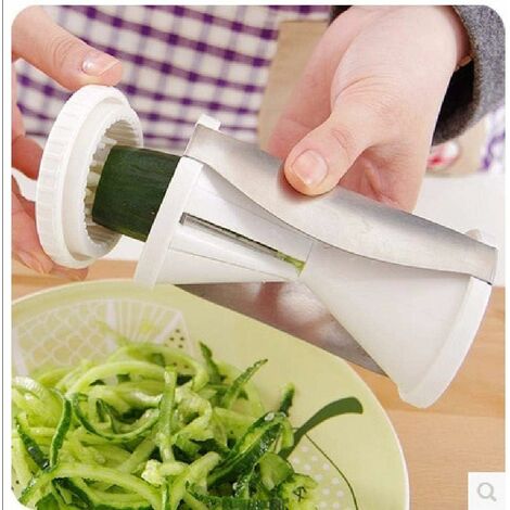 1pc Creative Kitchen Spiral Vegetable Slicer, Heavy Duty Veggie Cutter,  Zucchini Noodle Maker