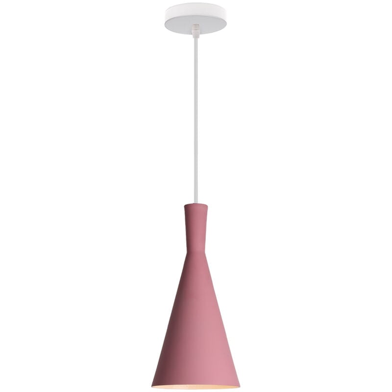 Wottes - Creative Modern Pendant Light Fixture E27 Decorative Chandelier Living Room Bedroom (Pink) - rosa