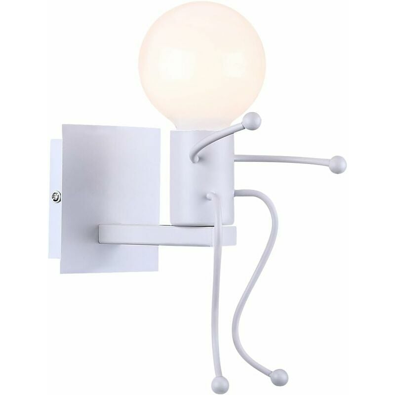 Creative Retro Wall Light Indoor Vintage Wall Lamp Industrial Wall Lamp Iron Art Deco E27 Base for Bar, Bedroom, Kitchen, Restaurant, Cafe, Hallway,