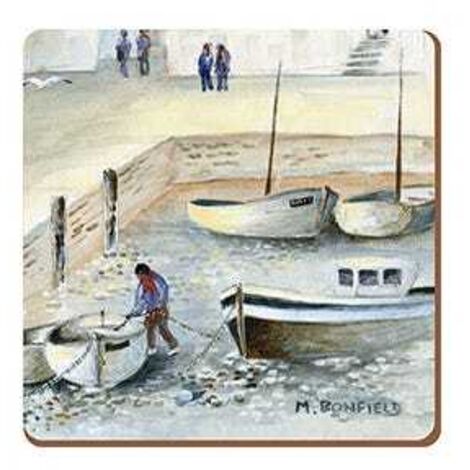 Creative Tops Cornish Harbour Set Of 6 Premium Coasters