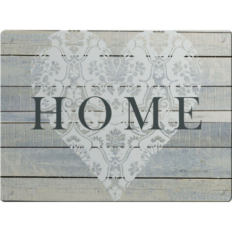 CREATIVE TOPS Everyday Home - Protège-table de (Verre), Couleur Gris