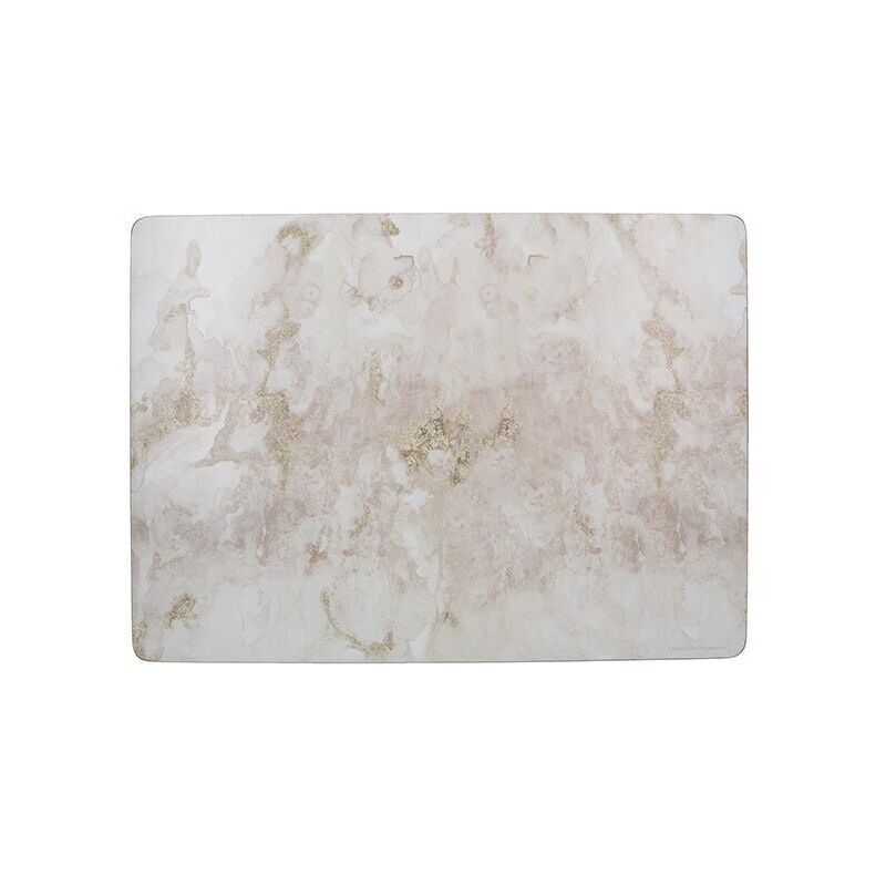 Grey Marble Pack Of 4 Large Premium Placemats - Creative Tops