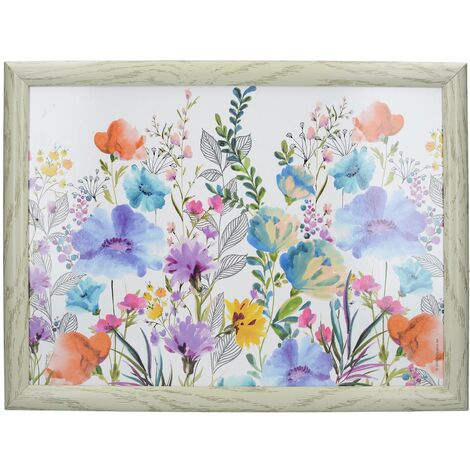 CREATIVE TOPS Polstertablett, 44 x 34 cm, Design of Blumen