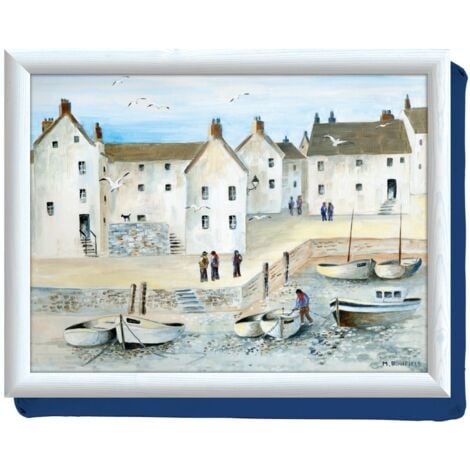 Creative Tops Premium-Kissen-Tablett de Geschenk, Design Cornish Harbour
