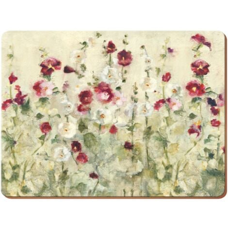 Creative Tops - Set de 6 sets de table, dos en liège, design dede premium wines, Wood, Red, Medium Placemats