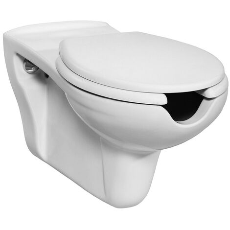 Creavit behindertengerecht barrierefrei extra lang Hänge WC + Deckel