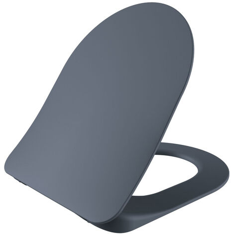 Creavit Duroplast WC Sitz Toilettensitz Absenkautomatik Softclose Basalt Matt