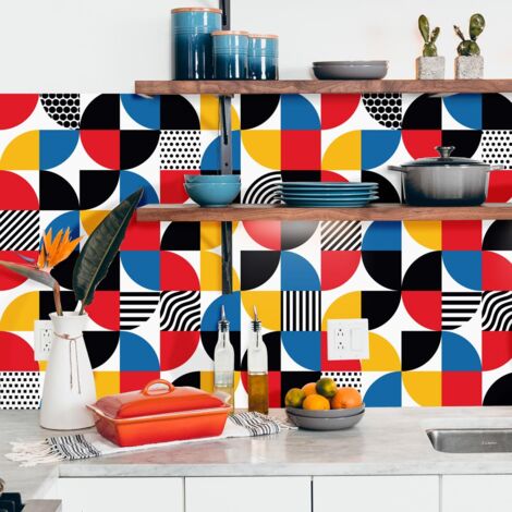 Crédence à coller Bauhaus 100 x 40 cm