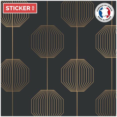 Credence Adhesive Art Deco Lampe 300 x 60 cm Gris
