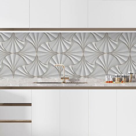 Crédence adhésive cuisine - Design - 80x160 cm - Adhésif BRILLANT