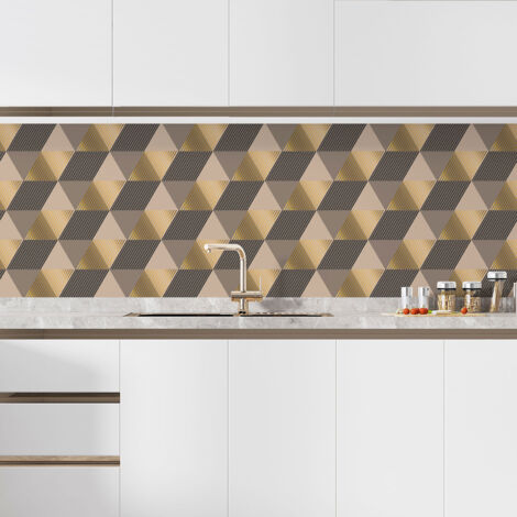 Crédence adhésive cuisine - Design - 90x210 cm - Adhésif BRILLANT