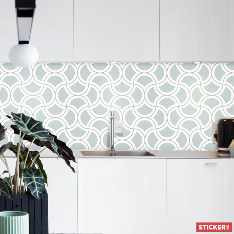 Crédence Adhésive Écailles De Poisson 100 x 40 cm