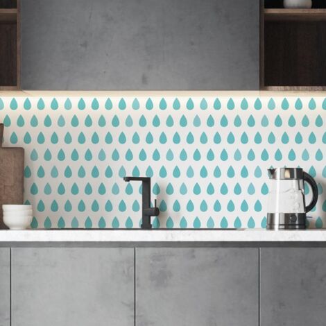 Credence Adhesive Goutte Deau 300 x 40 cm