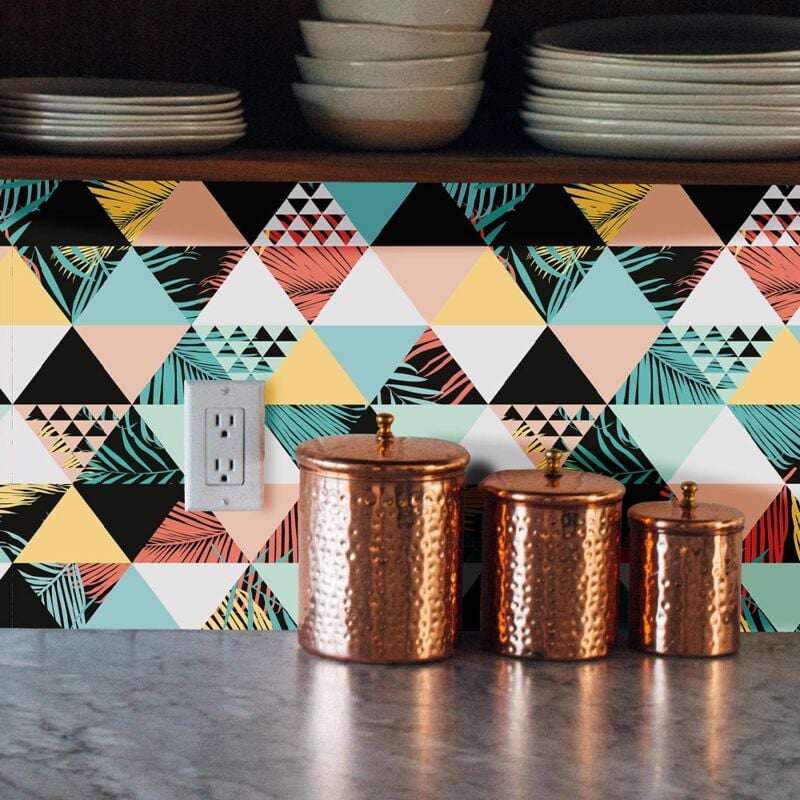 Crédence Adhésive Miami Beach 100 x 40 cm