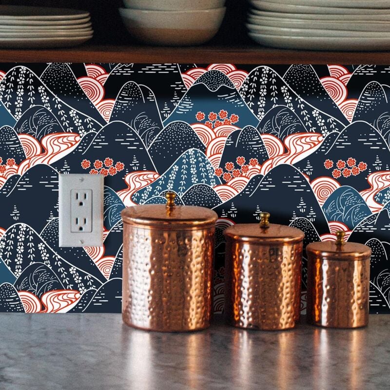 Crédence Adhésive Montagne Orientale 100 x 40 cm