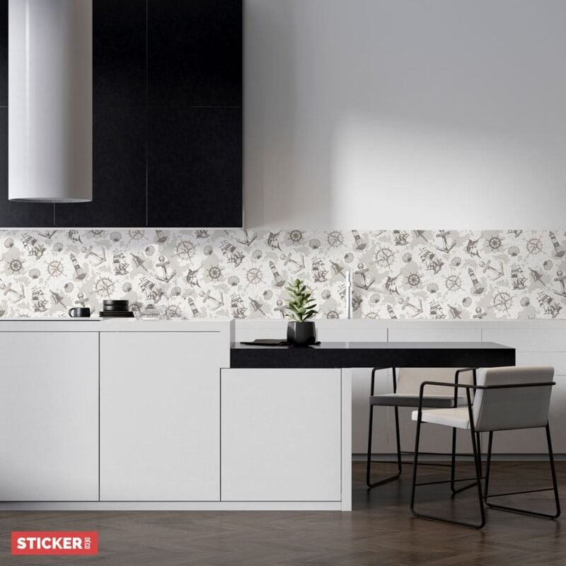 Crédence Adhésive Navigation 100 x 50 cm