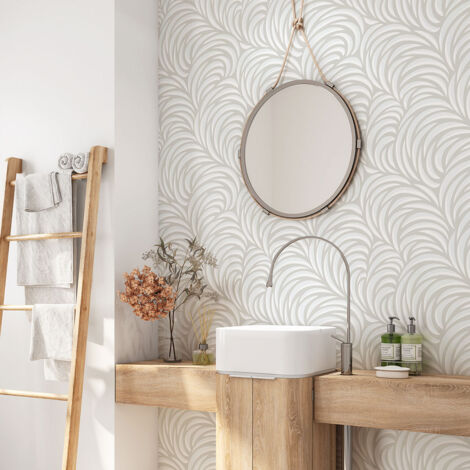 Crédence adhésive salle de bain - Design - 60x60 cm - Adhésif MAT