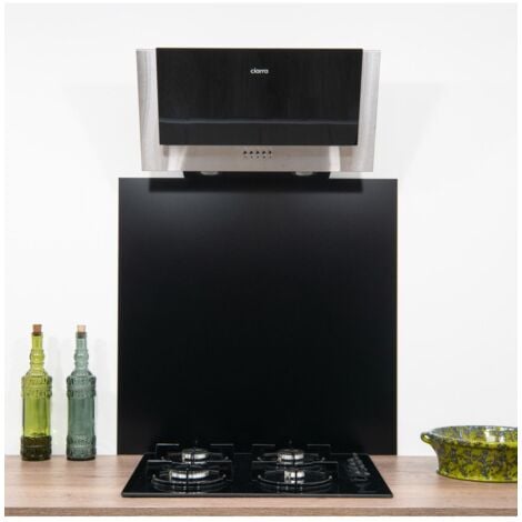 Crédence Alu Noir RAL 9005 1,5mm Hauteur 70 cm - Plusieurs Largeurs disponibles