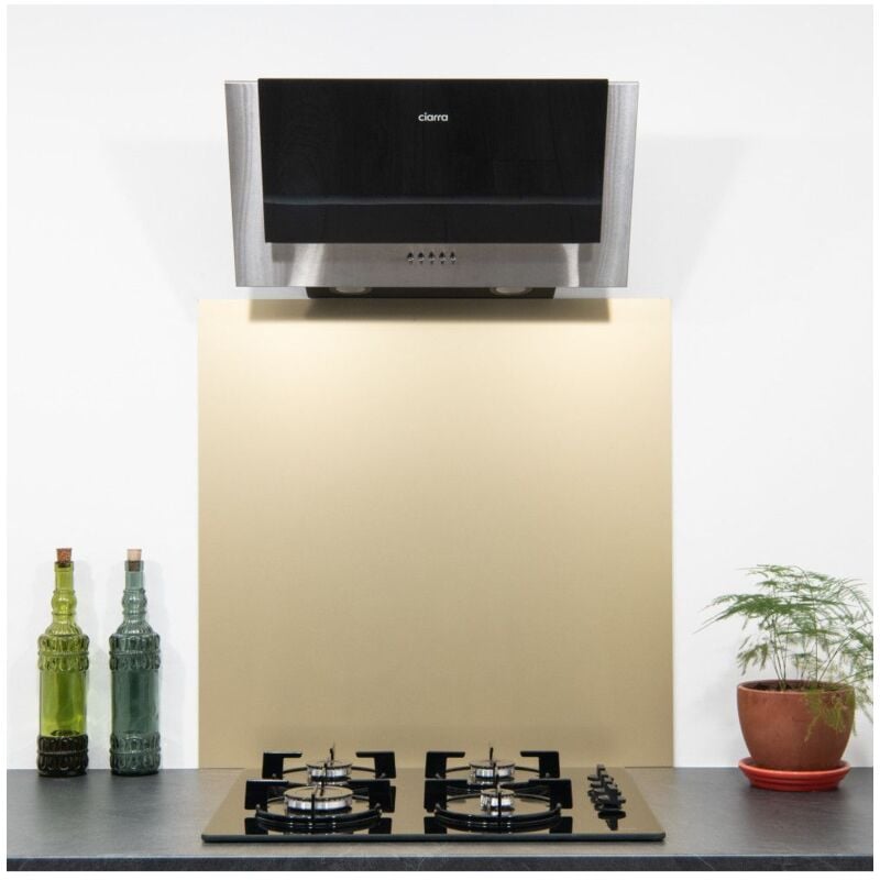 Crédence Alu Anodisé Or - Hauteur 50 cm x Largeur 50 cm