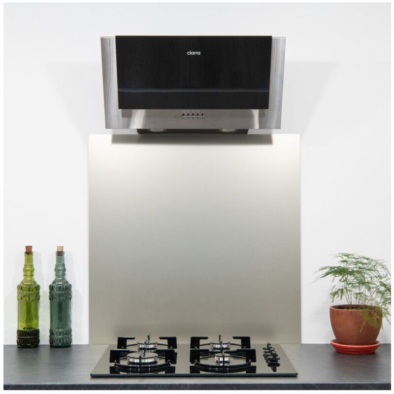 Crédence Alu Anodisé Champagne -h 45 cm x l 50 cm de 1,5mm