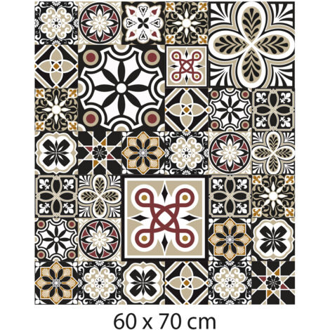 Crédence cuisine adhésive autocollante BROWNSHADE - 60 x 70 cm