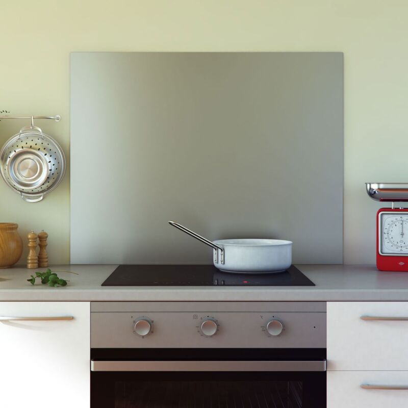 Crédence cuisine fond de hotte inox - Hauteur 70 cm 90cm de large - inox