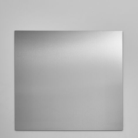 Crédence cuisine Mottez inox gris métal 60x65cm