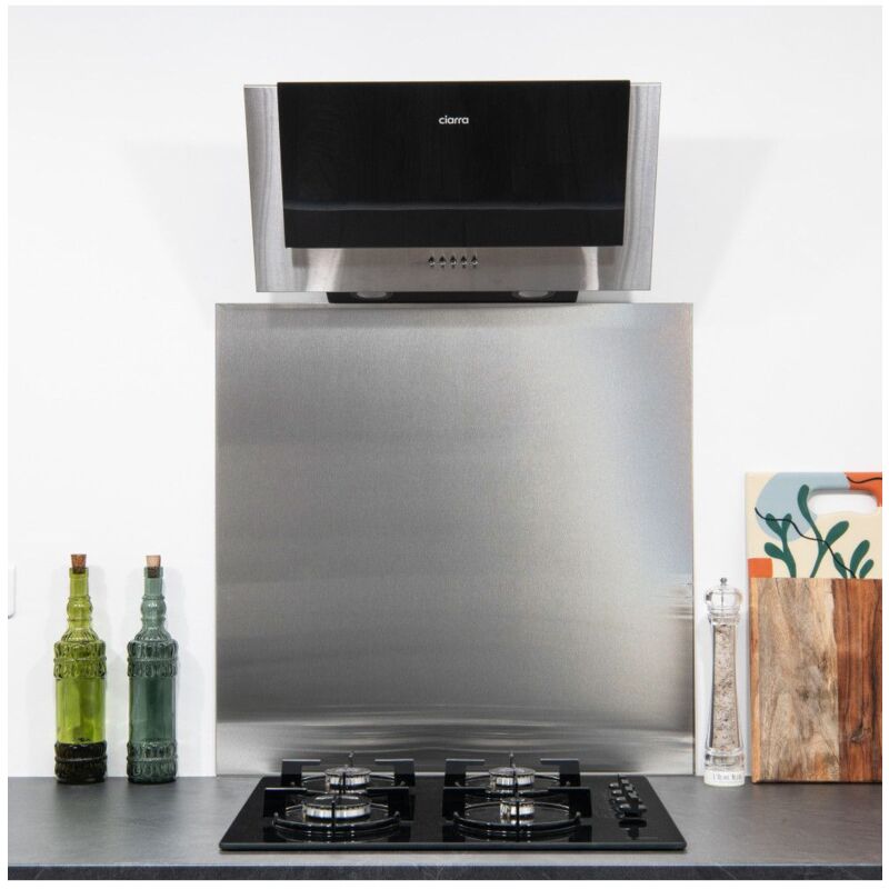 Crédence Inox Brossé h 50 cm x l 100 cm de 1mm